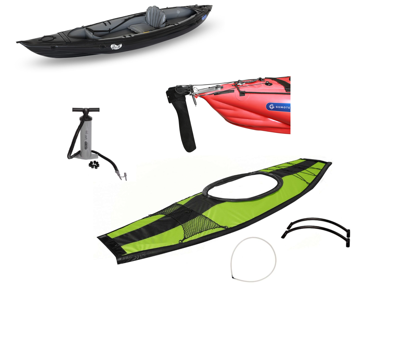 Gumotex RUSH 1 Inflatable Kayak 11′ 8″